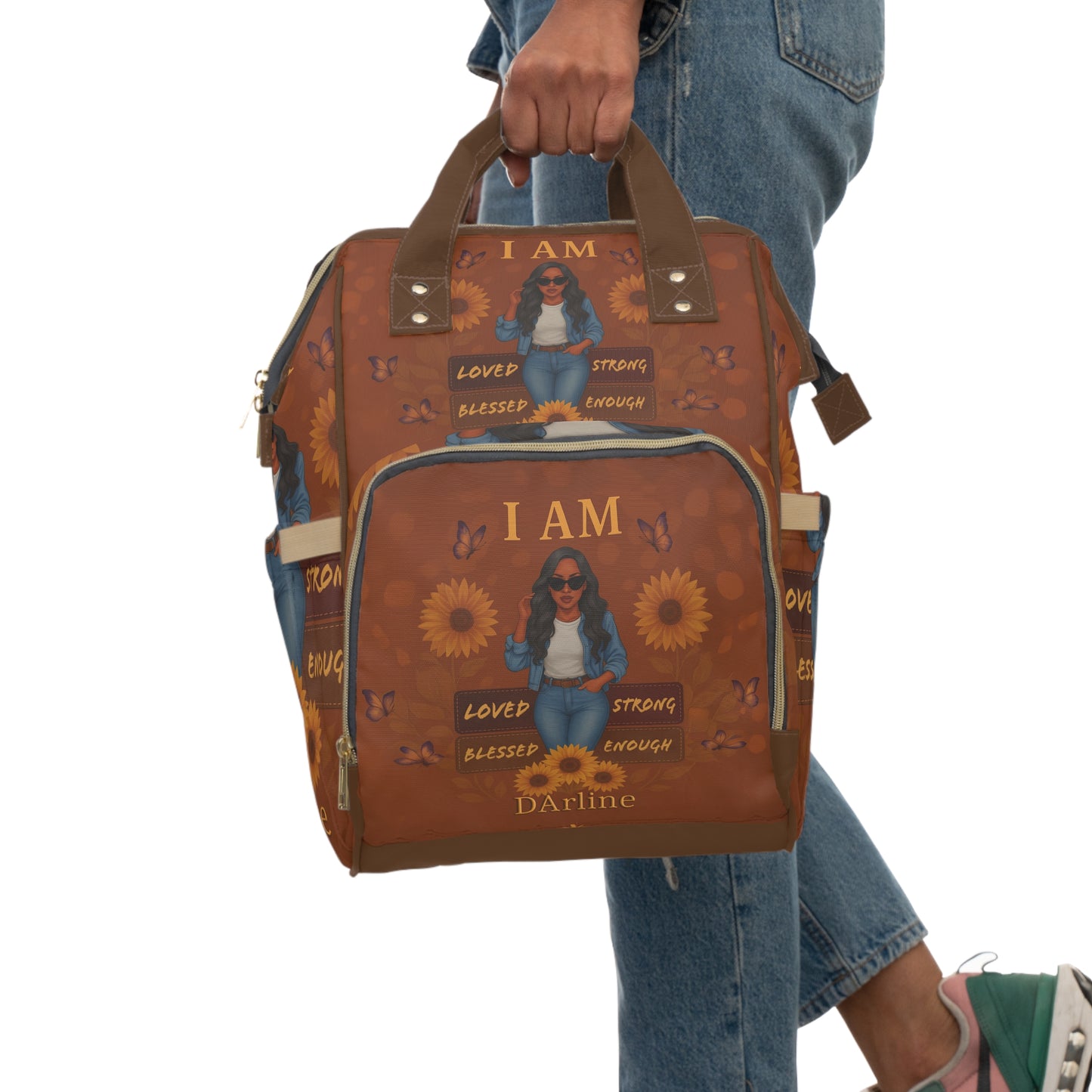 Stylish Multifunctional Diaper Backpack for Moms, Perfect for Baby Showers, Travel