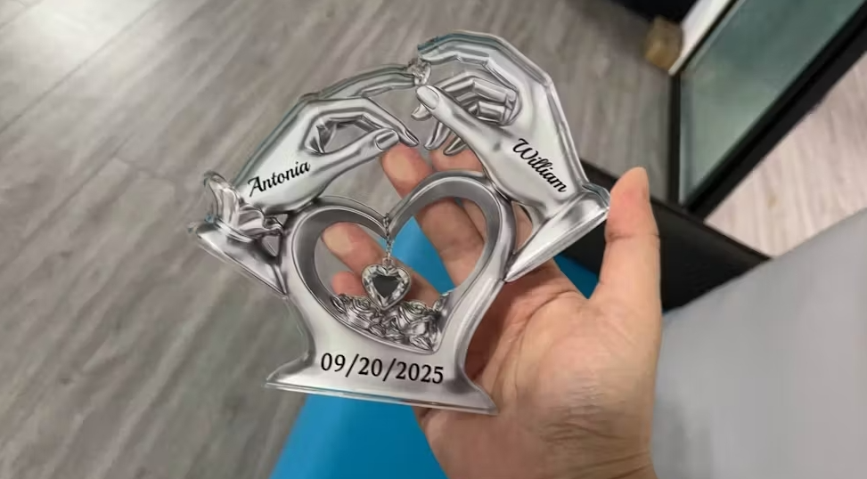 Custom Acrylic Plaque - Personalized Anniversary Wedding Gifts For Husband And Wife, Love’s Perfect Match