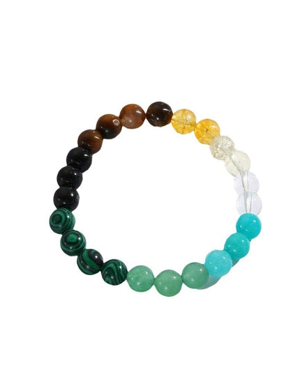 Universal Natural Stone Bracelet Citrine Dongling Stone Malachite Bracelet
