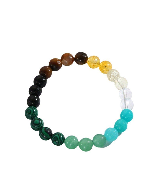 Universal Natural Stone Bracelet Citrine Dongling Stone Malachite Bracelet