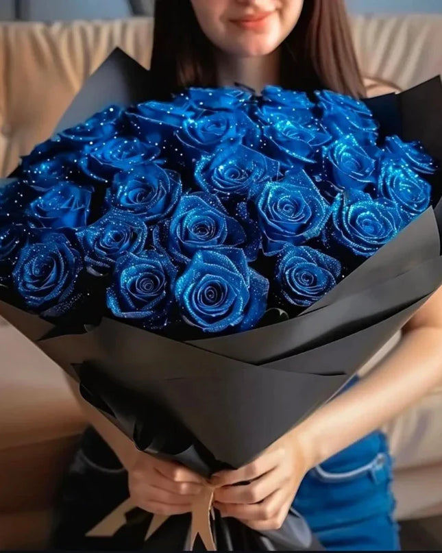 Elegant Glitter Rose Bouquet (no  text no photo please