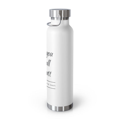 Funny Insulated Water Bottle, Gift for Girlfriend, Cute Hydration Flask, Unique Travel Mug, Cute Gift for Her, Wedding, Anniversary