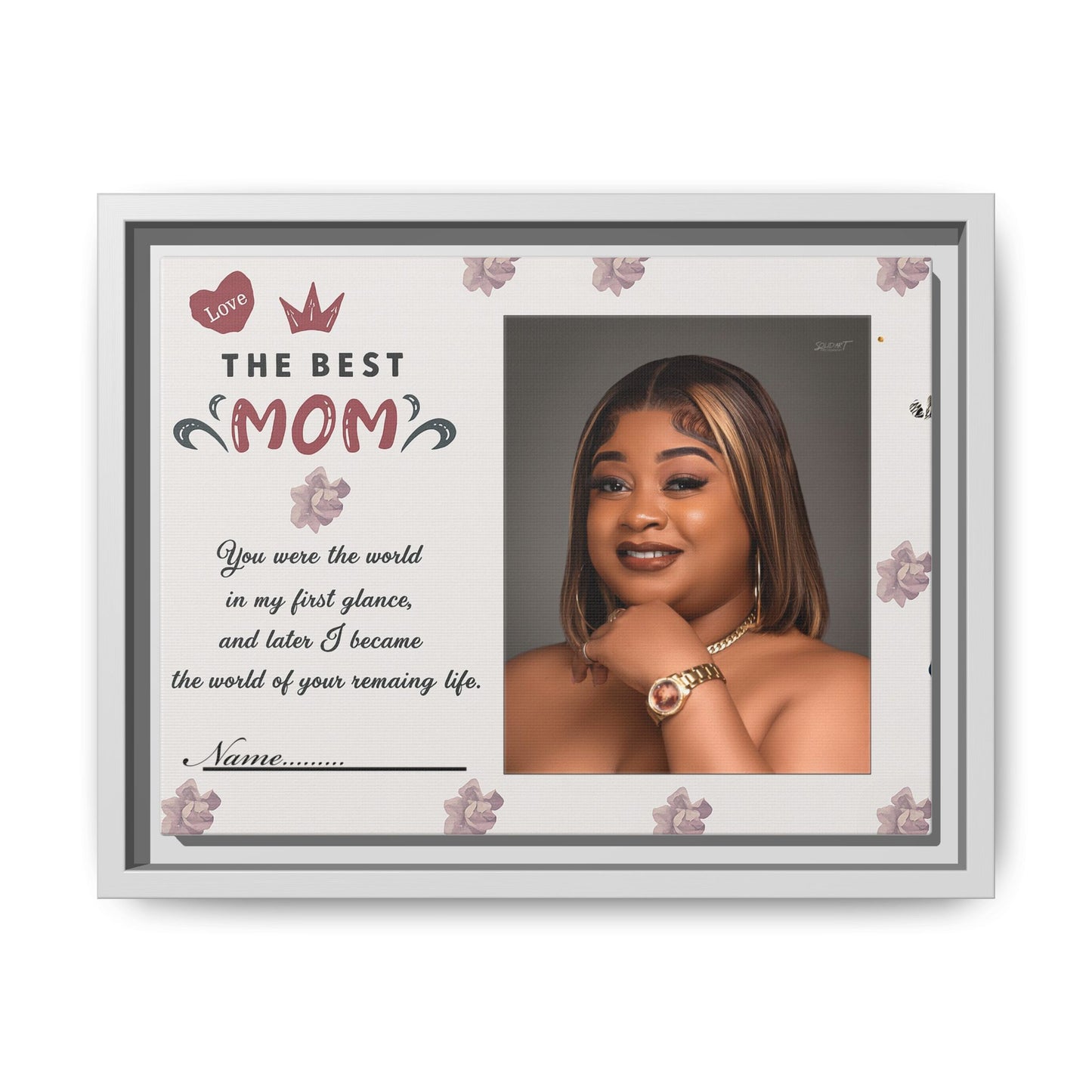 Personalized Mother's Day Framed Print, Gift for Mom, Custom Wall Art, Unique Home Décor, Family Keepsake