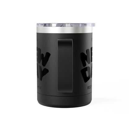 Inspirational Coffee Mug Tumbler, New Day, Rise n' Shine, Motivational Gift, Perfect for Office or Home, Daily Affirmation