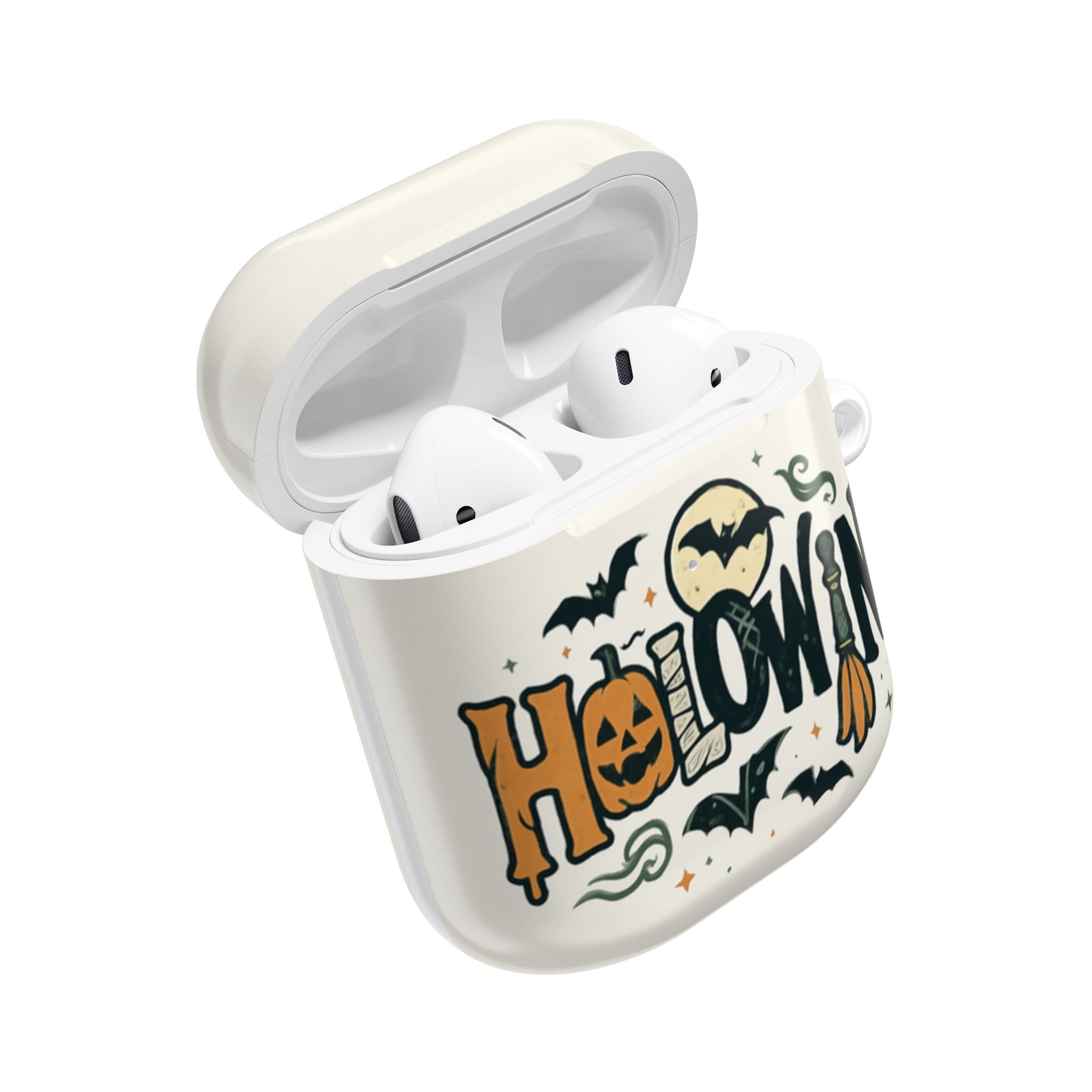 Halloween AirPod Case, Spooky Earbud Cover, Fall Accessory, Pumpkin Decor, Witch Craft Gift, Trick or Treat Storage