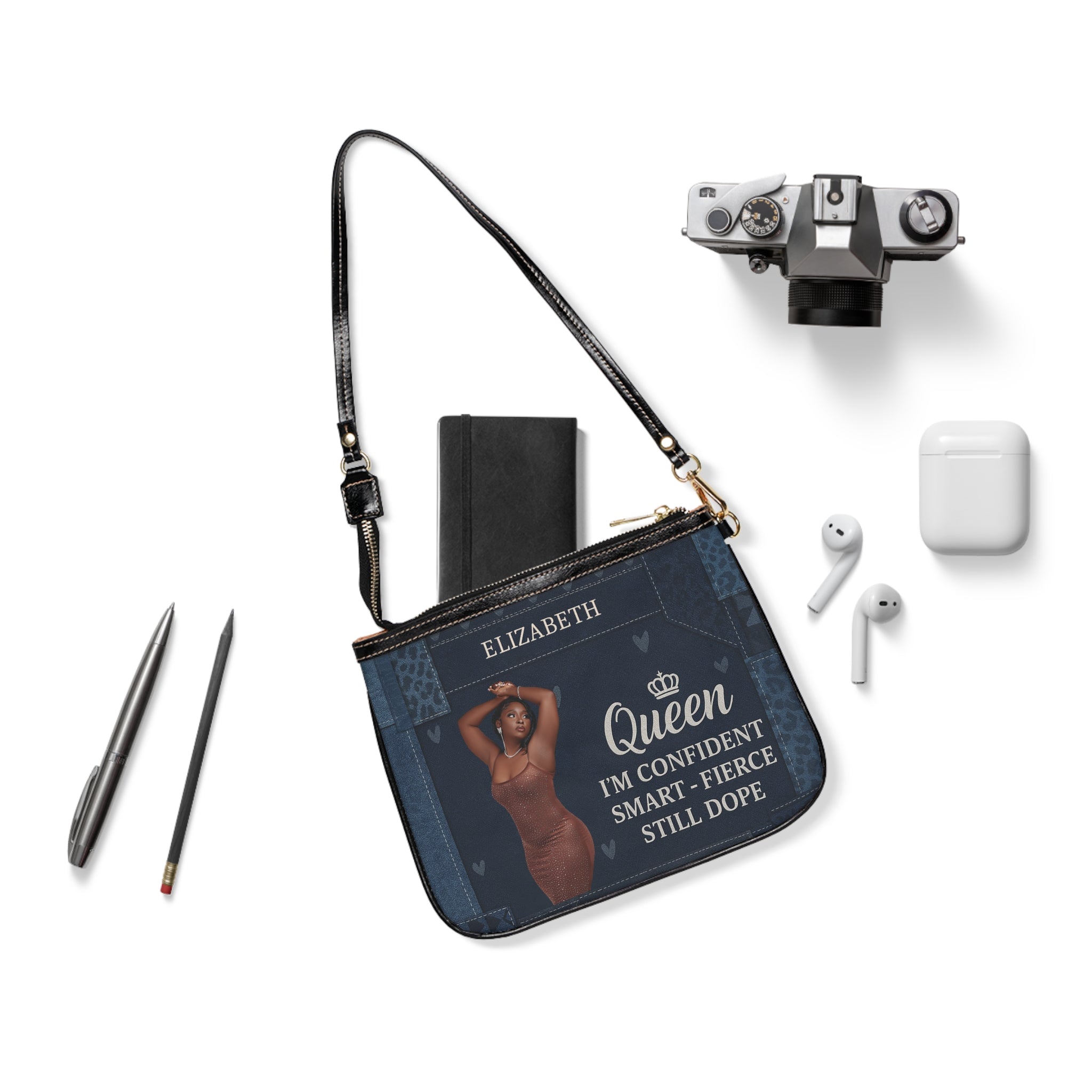 Empowering Queen Shoulder Bag - Confident & Fierce, Ideal , Stylish Everyday