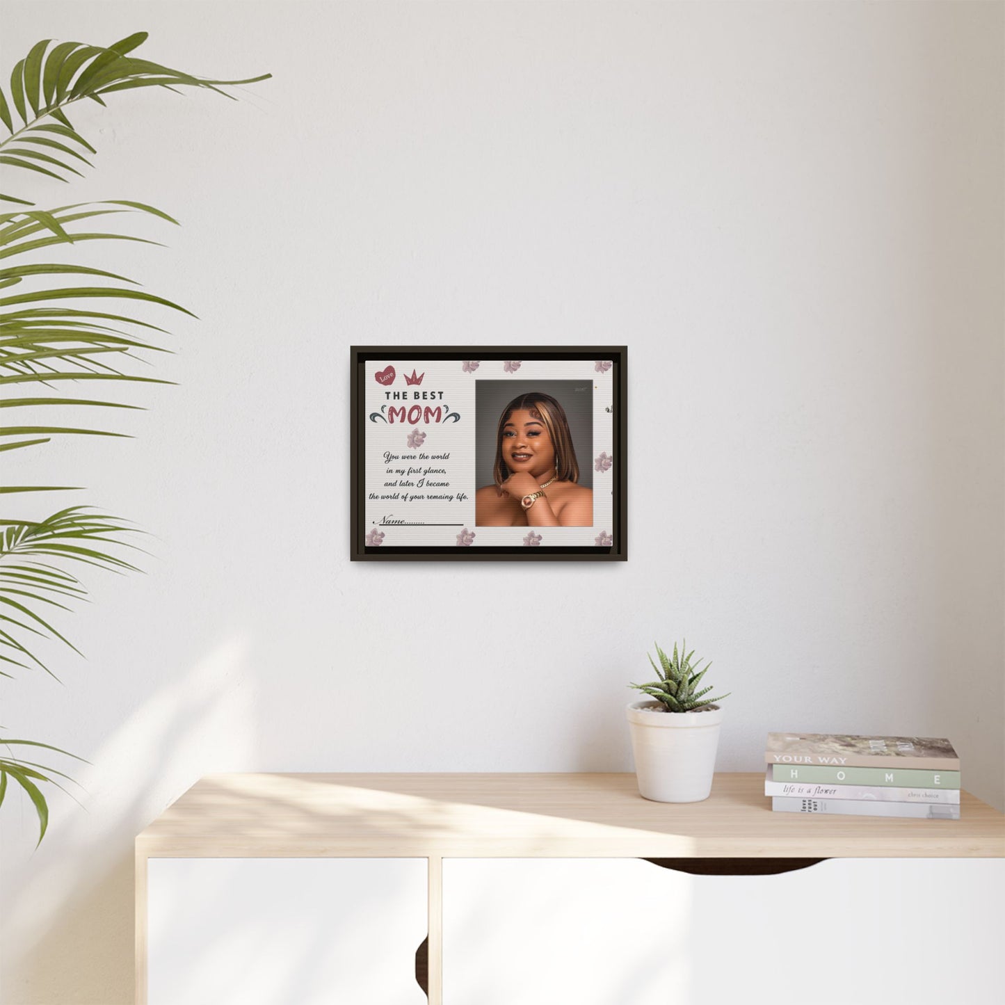 Personalized Mother's Day Framed Print, Gift for Mom, Custom Wall Art, Unique Home Décor, Family Keepsake