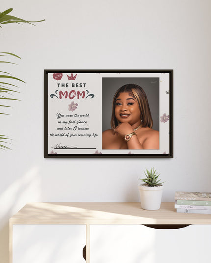 Personalized Mother's Day Framed Print, Gift for Mom, Custom Wall Art, Unique Home Décor, Family Keepsake