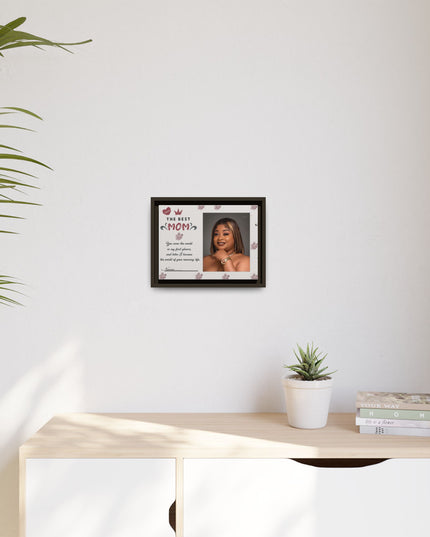 Personalized Mother's Day Framed Print, Gift for Mom, Custom Wall Art, Unique Home Décor, Family Keepsake