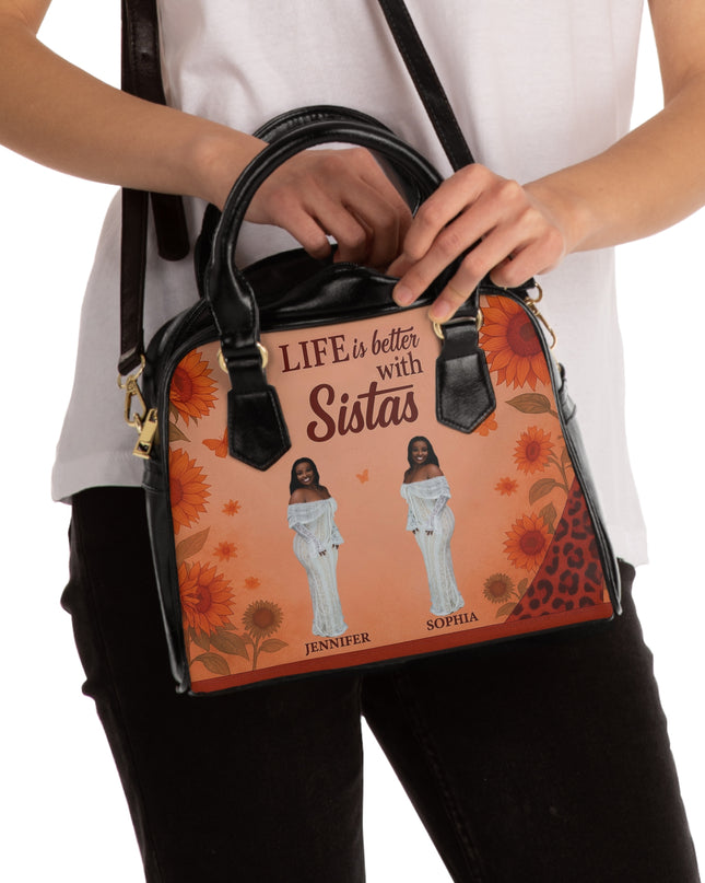 Vibrant Sisterhood Shoulder Handbag, Stylish Tote, Gifts for Friends
