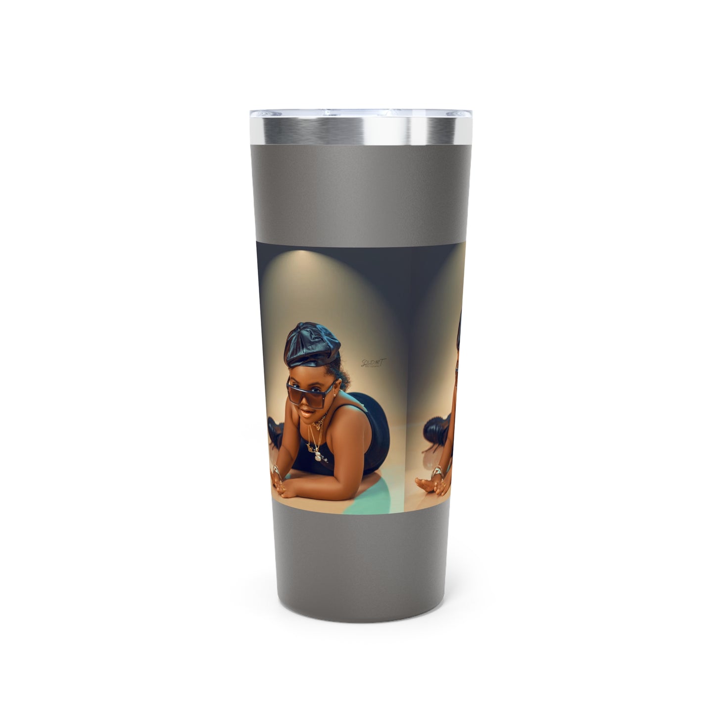 Chic Copper Tumbler with Stylish Artwork, Insulated Travel Cup, Reusable Coffee Mug, Unique Gift for Mom, Black Girl Magic, Perfect [...]