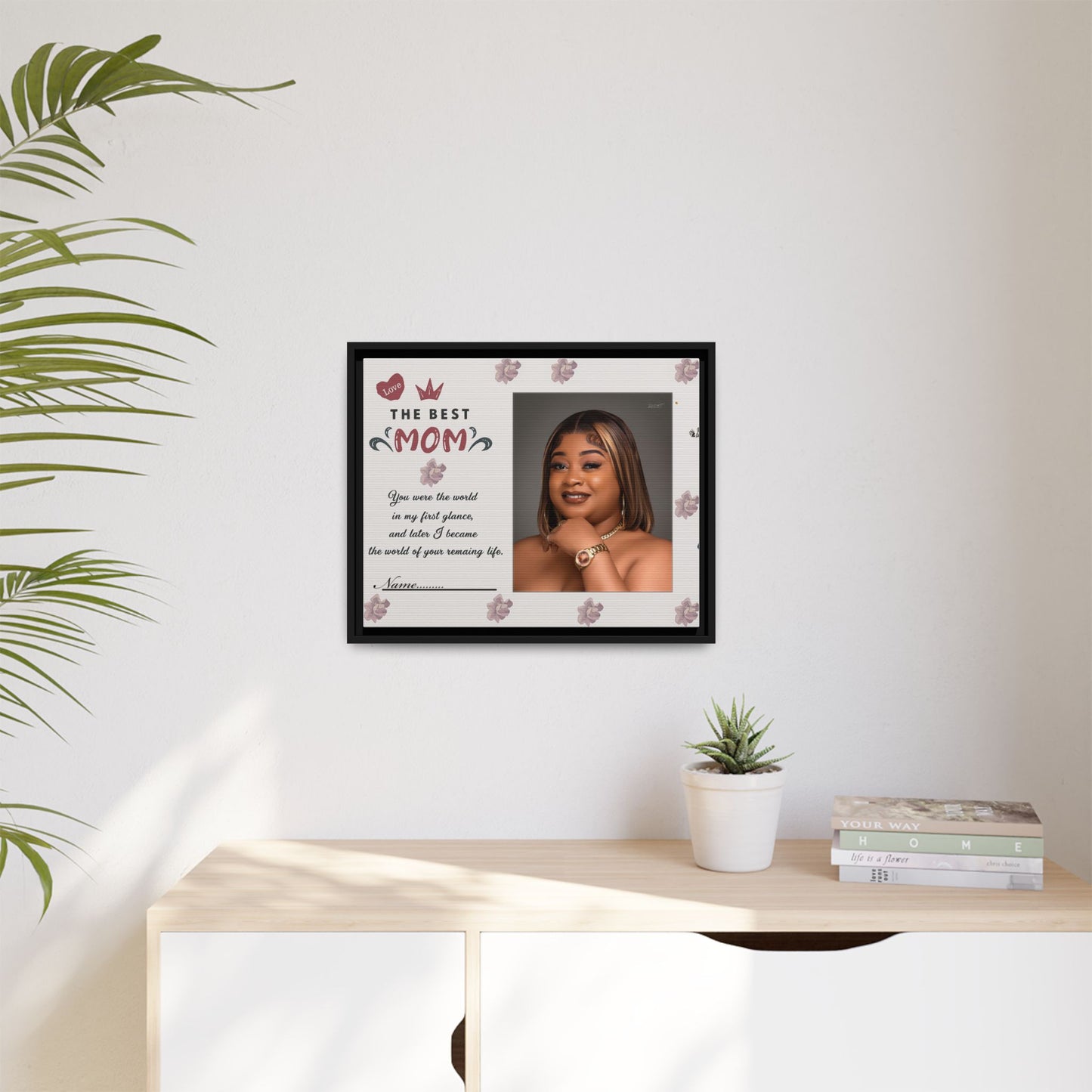 Personalized Mother's Day Framed Print, Gift for Mom, Custom Wall Art, Unique Home Décor, Family Keepsake