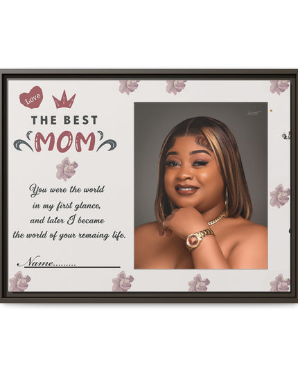 Personalized Mother's Day Framed Print, Gift for Mom, Custom Wall Art, Unique Home Décor, Family Keepsake