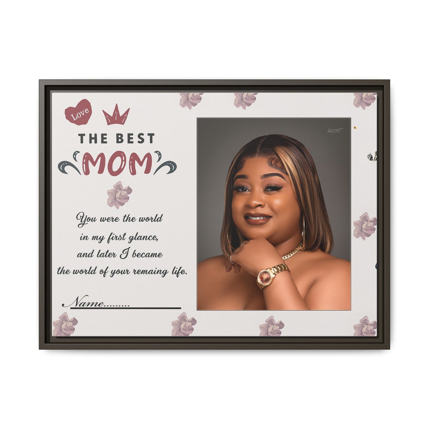 Personalized Mother's Day Framed Print, Gift for Mom, Custom Wall Art, Unique Home Décor, Family Keepsake