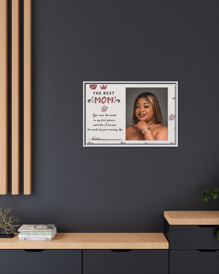 Personalized Mother's Day Framed Print, Gift for Mom, Custom Wall Art, Unique Home Décor, Family Keepsake