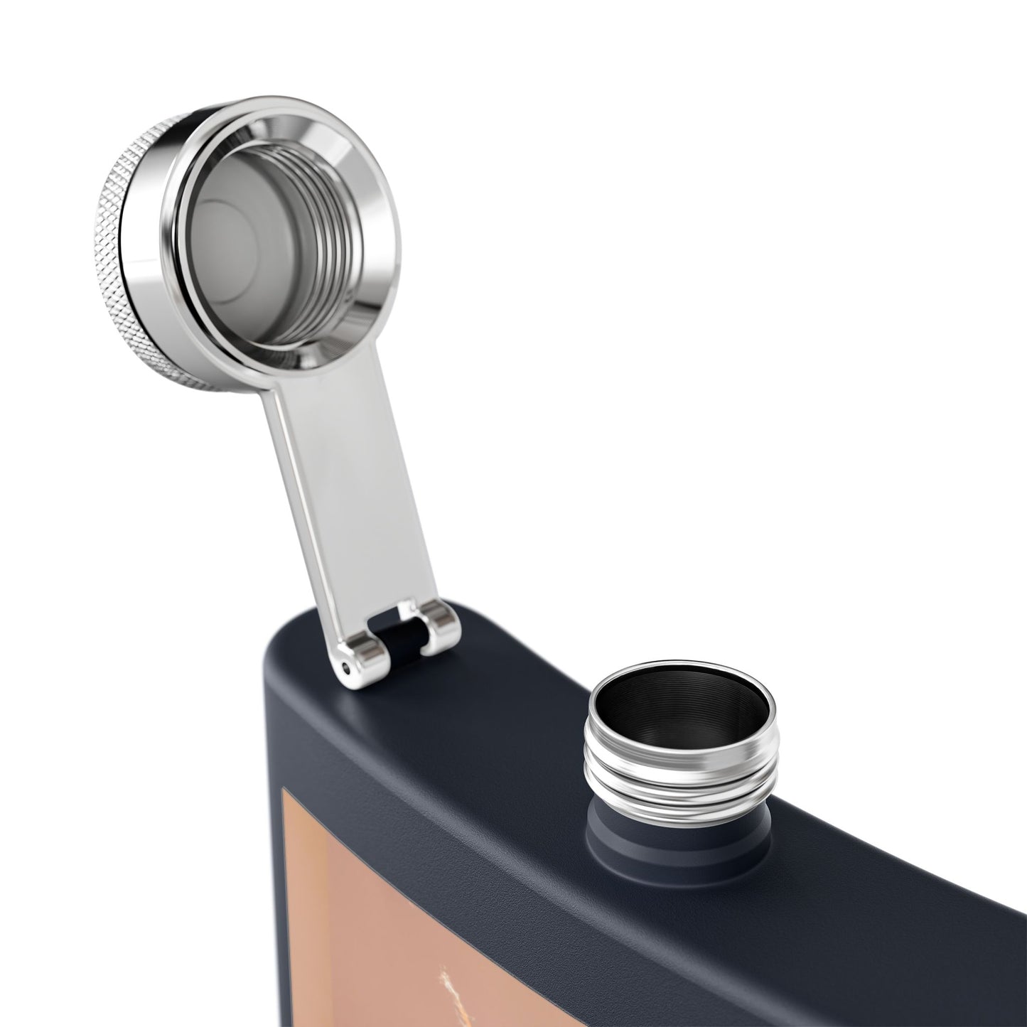 Chic Stainless Steel Flask, 6oz | Stylish Drinkware, Perfect for Parties, Gifts, Weddings, Hip Flasks, Travel