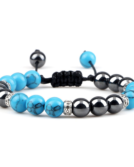 Haematite Yoga Bracelet Couple Woven Hand Strap