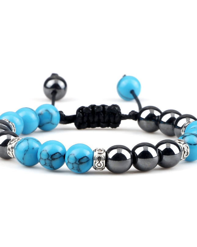 Haematite Yoga Bracelet Couple Woven Hand Strap
