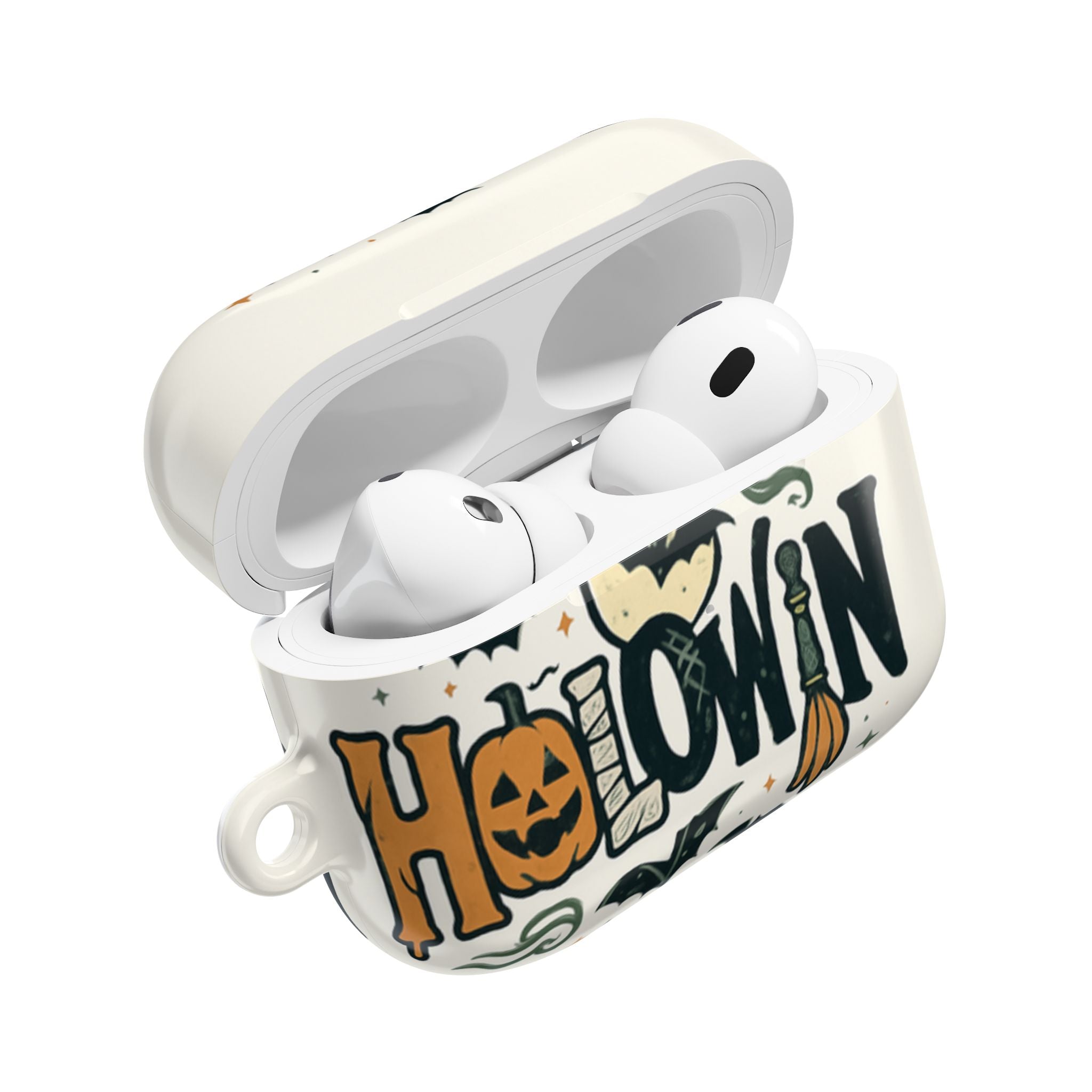 Halloween AirPod Case, Spooky Earbud Cover, Fall Accessory, Pumpkin Decor, Witch Craft Gift, Trick or Treat Storage