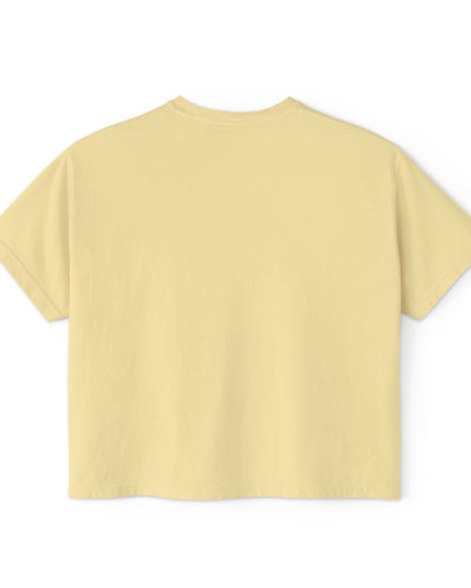 Cute Alien Graphic Women's Boxy Tee, Casual T-Shirt for Fun Vibes