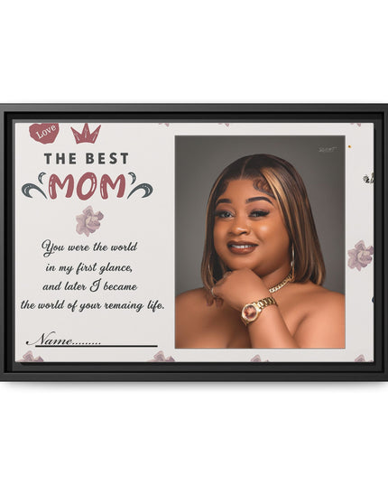 Personalized Mother's Day Framed Print, Gift for Mom, Custom Wall Art, Unique Home Décor, Family Keepsake