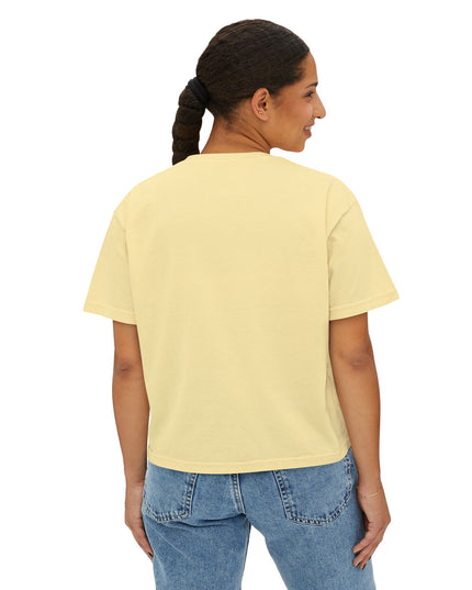 Cute Alien Graphic Women's Boxy Tee, Casual T-Shirt for Fun Vibes