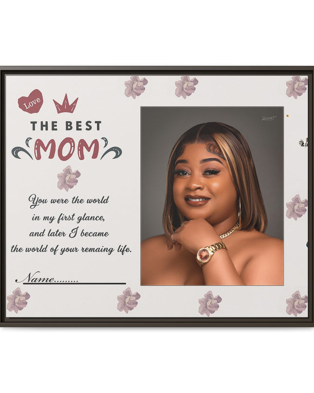 Personalized Mother's Day Framed Print, Gift for Mom, Custom Wall Art, Unique Home Décor, Family Keepsake