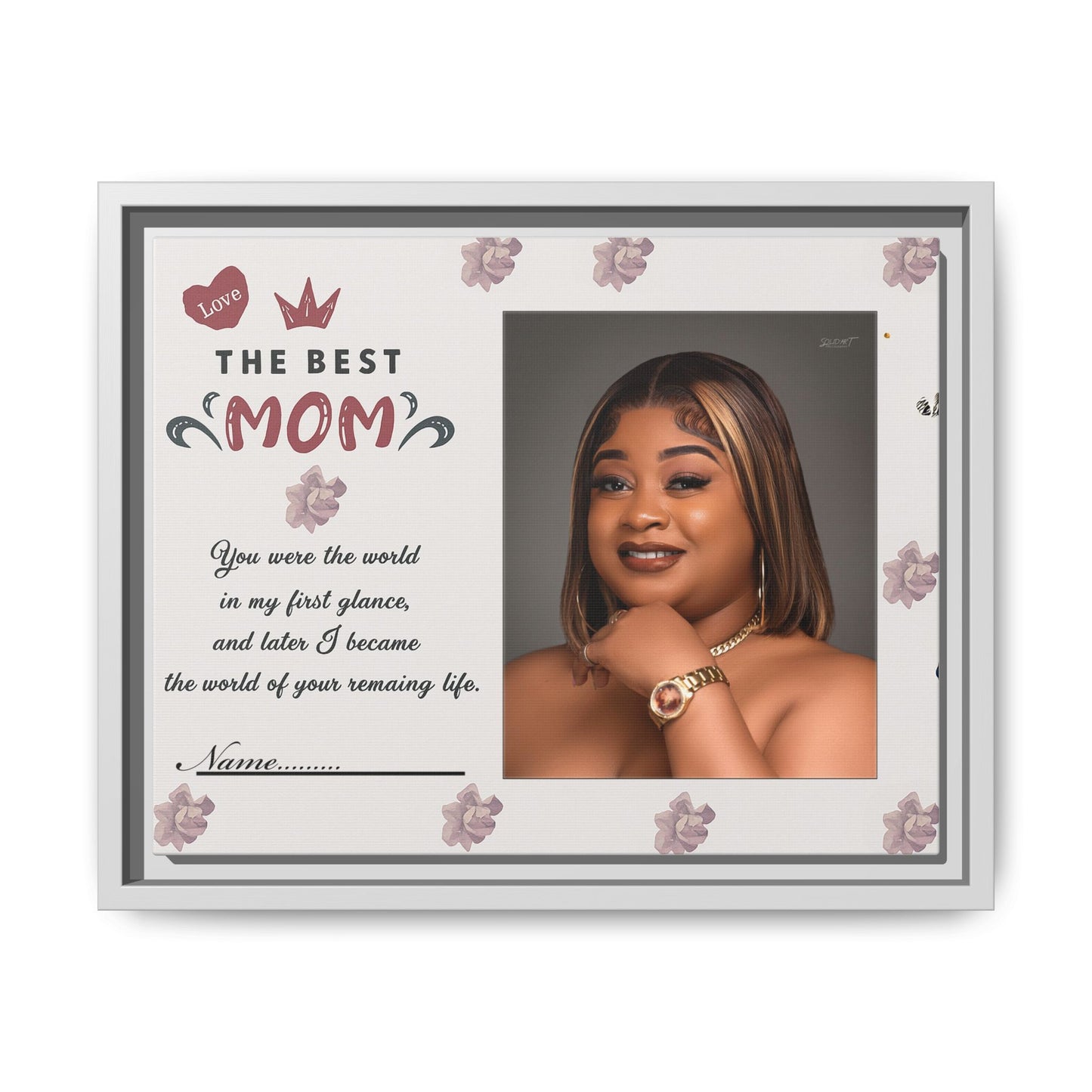 Personalized Mother's Day Framed Print, Gift for Mom, Custom Wall Art, Unique Home Décor, Family Keepsake