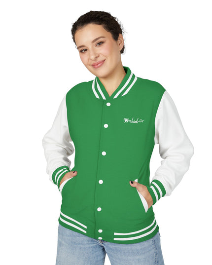 Stylish Unisex Heavyweight Letterman Jacket - Perfect for Game Days, Casual Outings