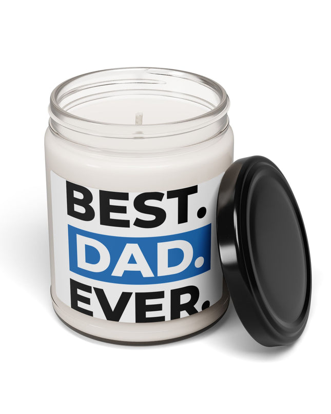 Scented Soy Candle for Dads | Best Dad Ever | Gift for Father's Day, Birthday, or Just Because | Relaxing Home Decor