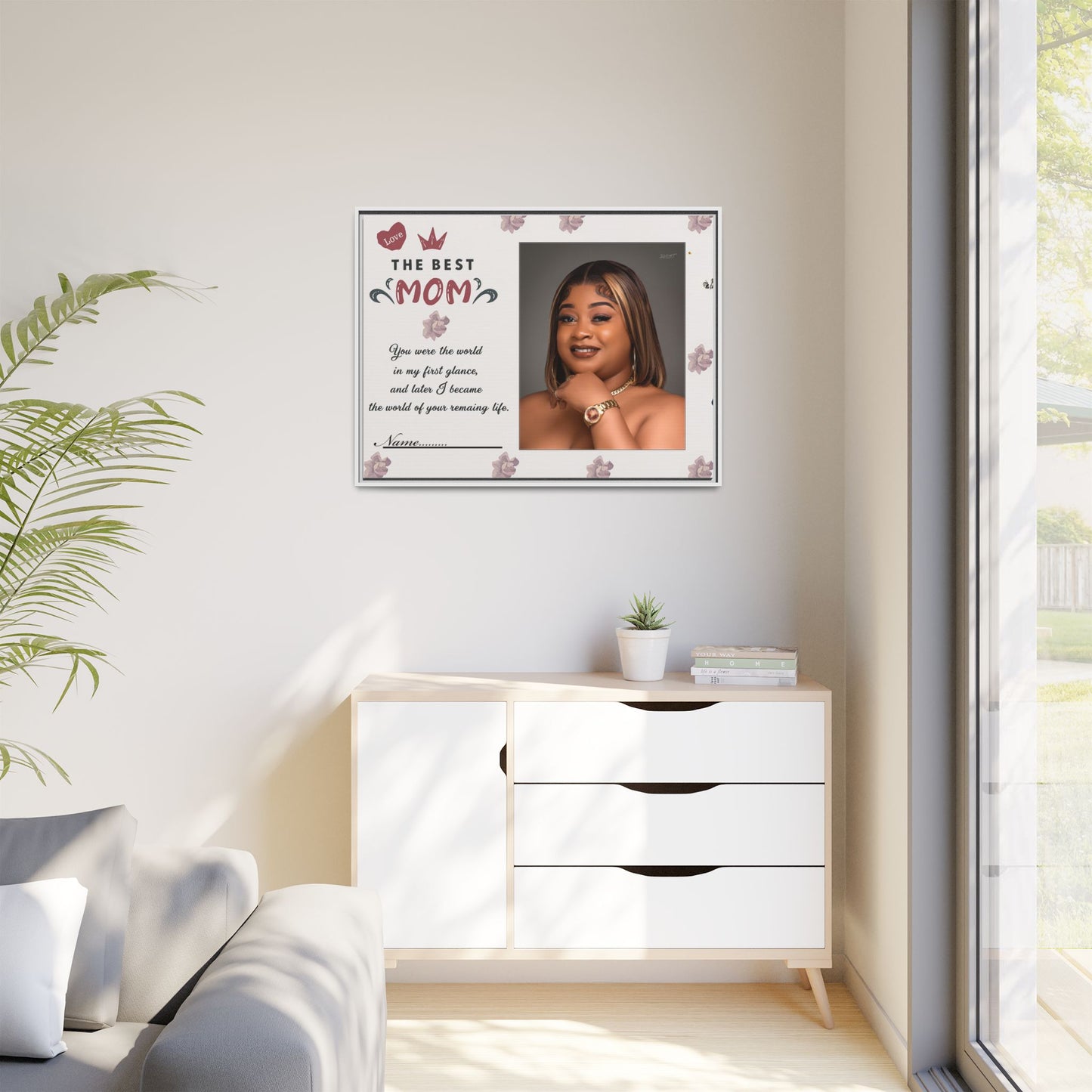 Personalized Mother's Day Framed Print, Gift for Mom, Custom Wall Art, Unique Home Décor, Family Keepsake