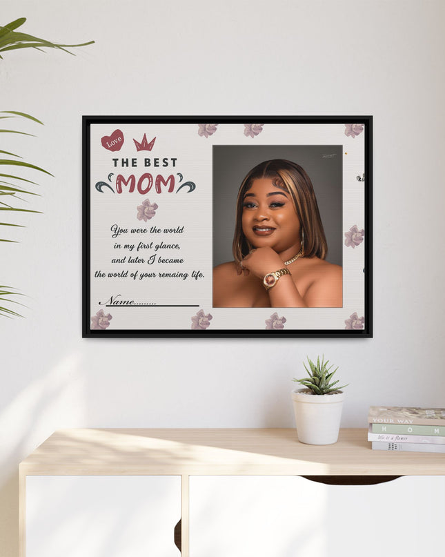 Personalized Mother's Day Framed Print, Gift for Mom, Custom Wall Art, Unique Home Décor, Family Keepsake