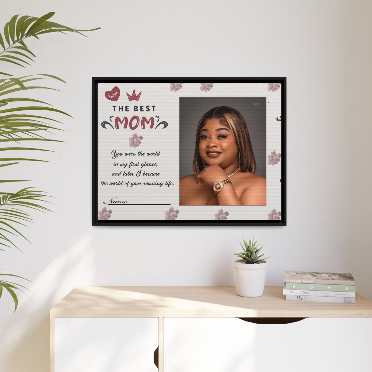 Personalized Mother's Day Framed Print, Gift for Mom, Custom Wall Art, Unique Home Décor, Family Keepsake