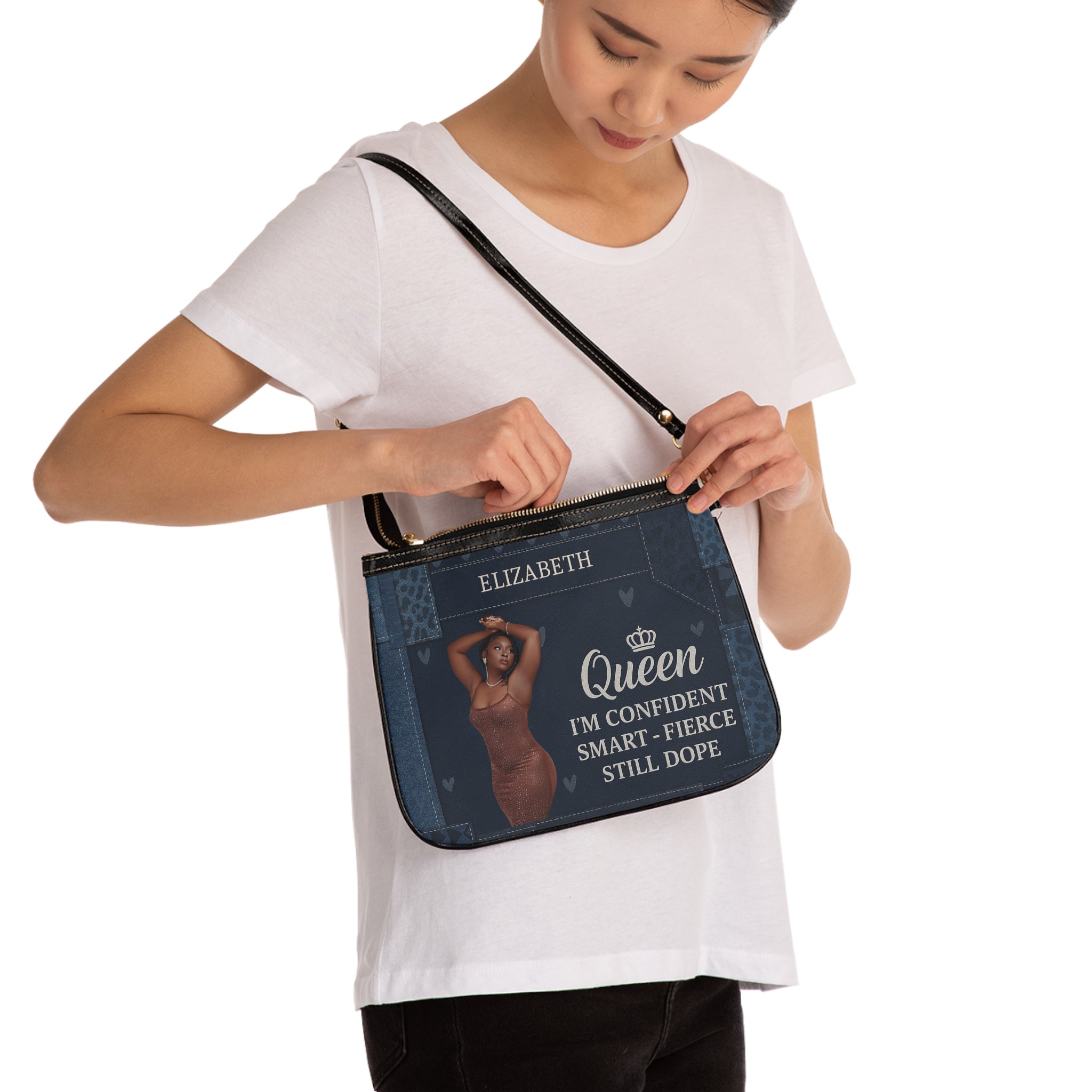 Empowering Queen Shoulder Bag - Confident & Fierce, Ideal , Stylish Everyday