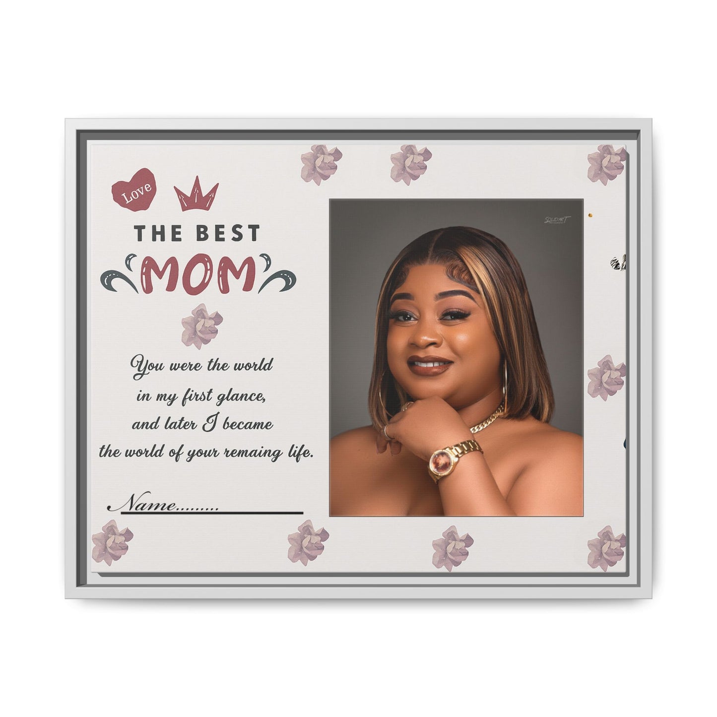 Personalized Mother's Day Framed Print, Gift for Mom, Custom Wall Art, Unique Home Décor, Family Keepsake
