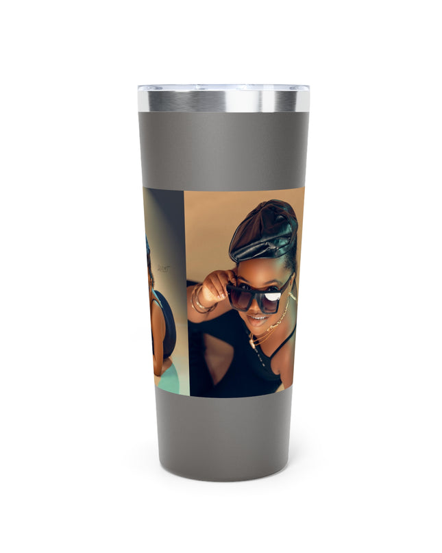 Chic Copper Tumbler with Stylish Artwork, Insulated Travel Cup, Reusable Coffee Mug, Unique Gift for Mom, Black Girl Magic, Perfect [...]