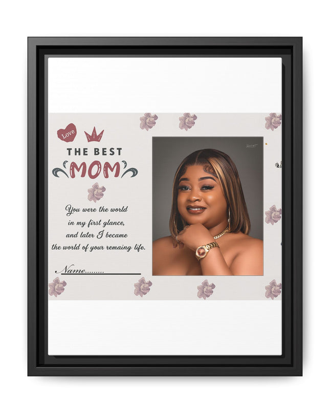 Personalized Mother's Day Framed Print, Gift for Mom, Custom Wall Art, Unique Home Décor, Family Keepsake