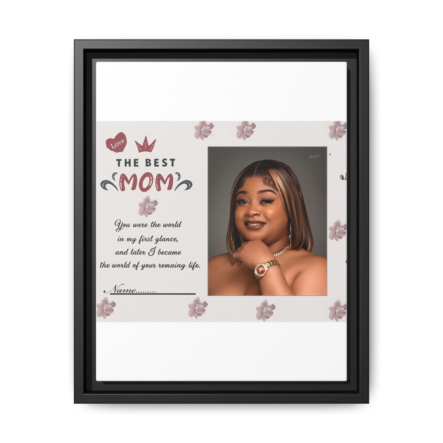 Personalized Mother's Day Framed Print, Gift for Mom, Custom Wall Art, Unique Home Décor, Family Keepsake