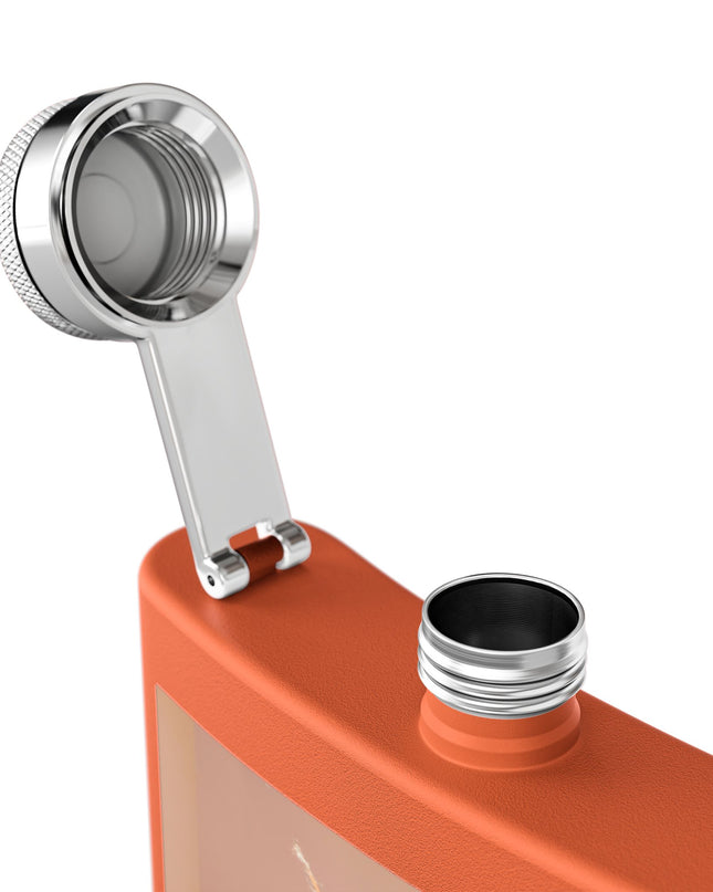 Chic Stainless Steel Flask, 6oz | Stylish Drinkware, Perfect for Parties, Gifts, Weddings, Hip Flasks, Travel