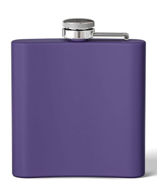 Chic Stainless Steel Flask, 6oz | Stylish Drinkware, Perfect for Parties, Gifts, Weddings, Hip Flasks, Travel