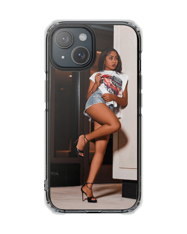 Stylish Magnetic Phone Case, Clear Impact Protector, Customizable