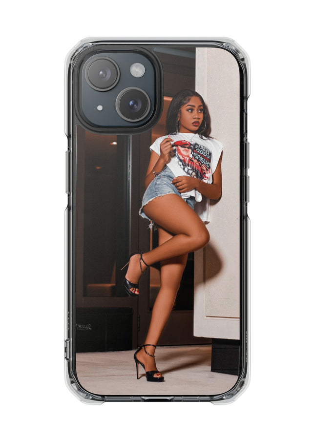 Stylish Magnetic Phone Case, Clear Impact Protector, Customizable