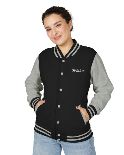 Stylish Unisex Heavyweight Letterman Jacket - Perfect for Game Days, Casual Outings