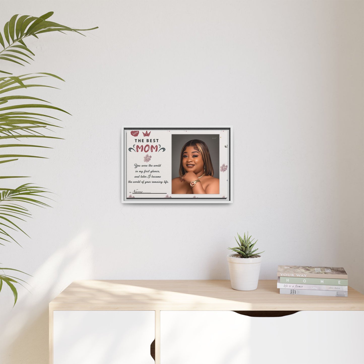 Personalized Mother's Day Framed Print, Gift for Mom, Custom Wall Art, Unique Home Décor, Family Keepsake