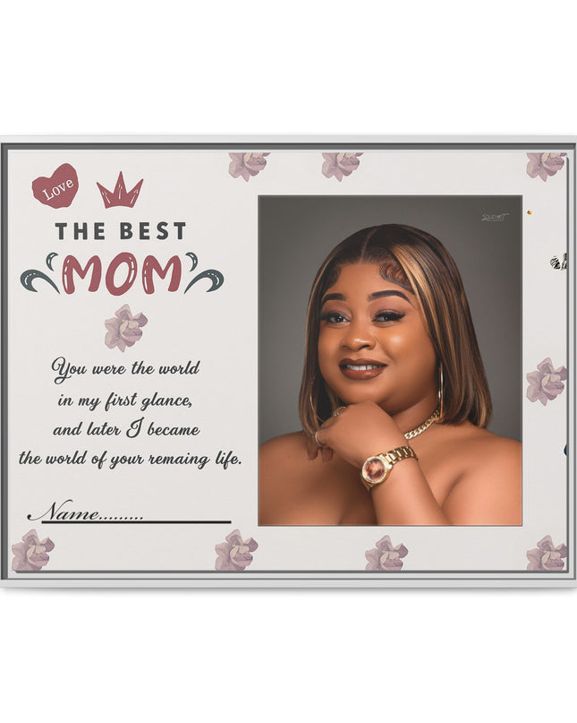 Personalized Mother's Day Framed Print, Gift for Mom, Custom Wall Art, Unique Home Décor, Family Keepsake