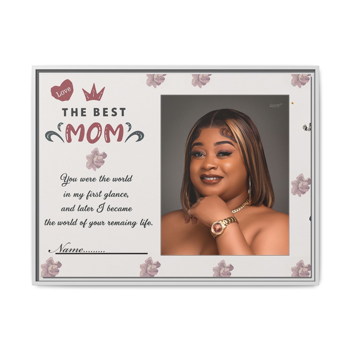 Personalized Mother's Day Framed Print, Gift for Mom, Custom Wall Art, Unique Home Décor, Family Keepsake