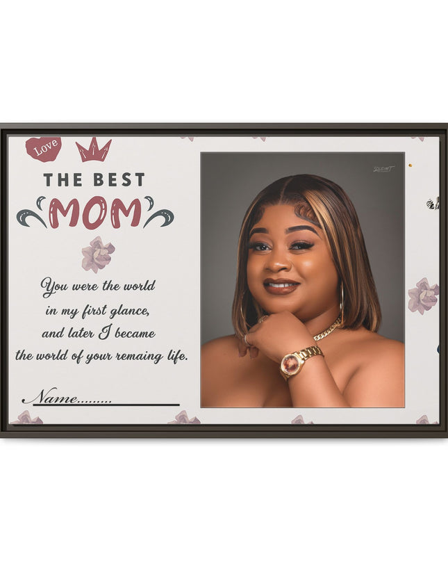 Personalized Mother's Day Framed Print, Gift for Mom, Custom Wall Art, Unique Home Décor, Family Keepsake