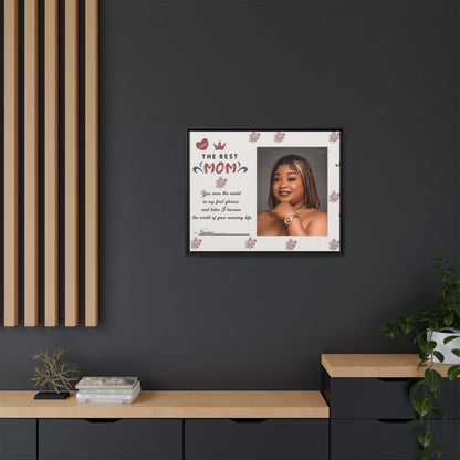 Personalized Mother's Day Framed Print, Gift for Mom, Custom Wall Art, Unique Home Décor, Family Keepsake