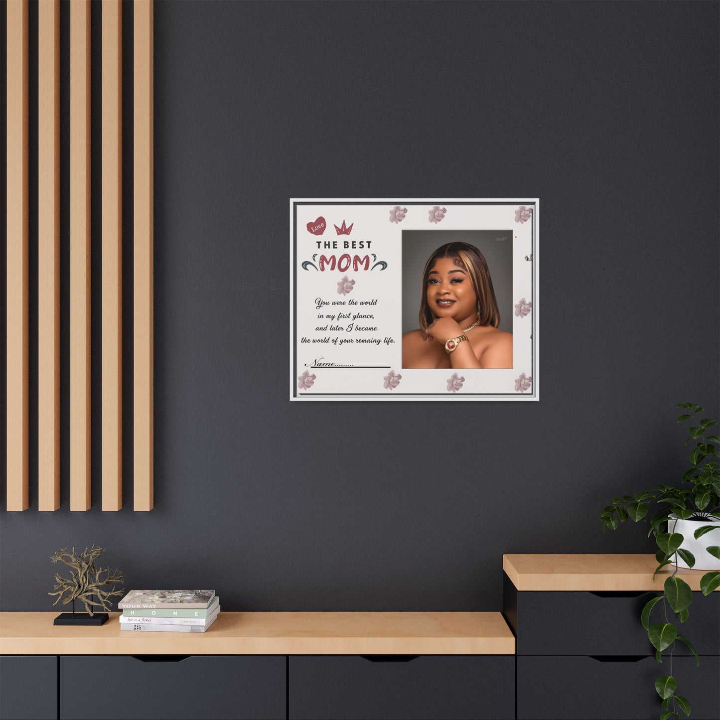 Personalized Mother's Day Framed Print, Gift for Mom, Custom Wall Art, Unique Home Décor, Family Keepsake