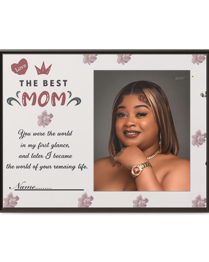 Personalized Mother's Day Framed Print, Gift for Mom, Custom Wall Art, Unique Home Décor, Family Keepsake